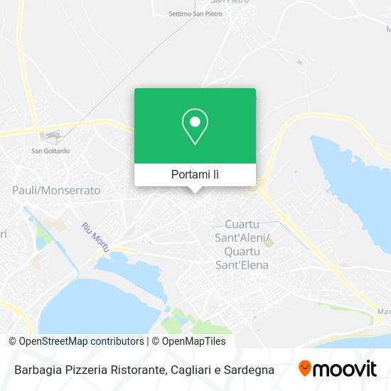 Mappa Barbagia Pizzeria Ristorante