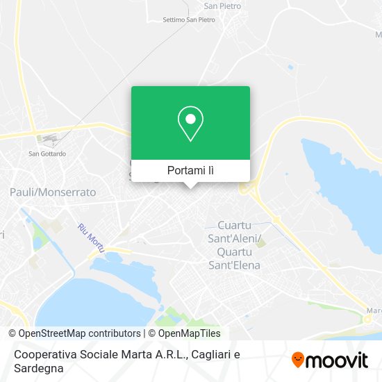 Mappa Cooperativa Sociale Marta A.R.L.