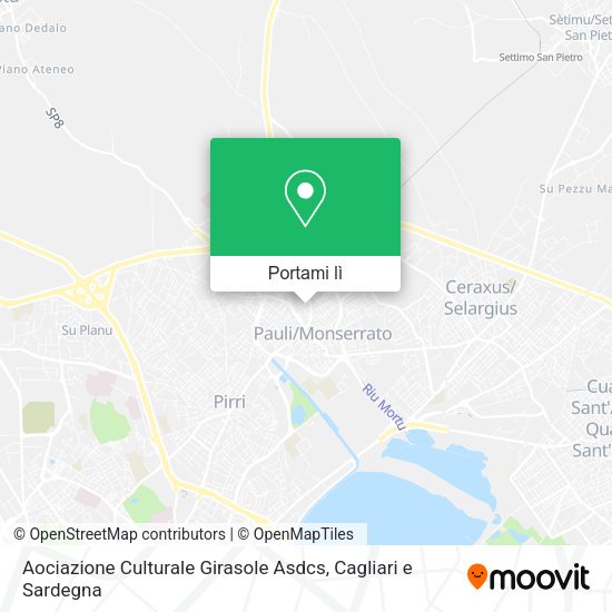 Mappa Aociazione Culturale Girasole Asdcs