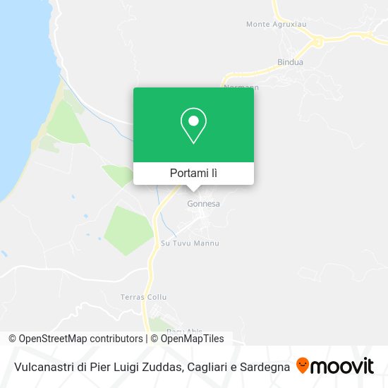 Mappa Vulcanastri di Pier Luigi Zuddas