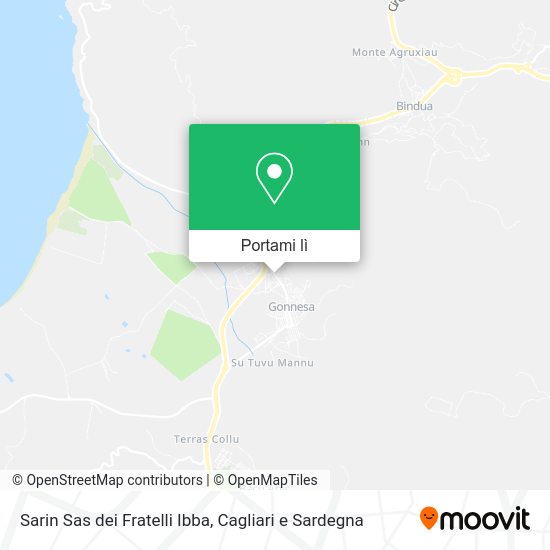 Mappa Sarin Sas dei Fratelli Ibba
