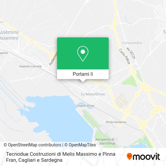 Mappa Tecnodue Costruzioni di Melis Massimo e Pinna Fran