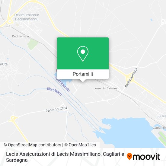 Mappa Lecis Assicurazioni di Lecis Massimiliano