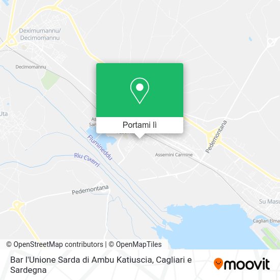 Mappa Bar l'Unione Sarda di Ambu Katiuscia