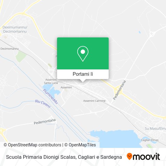 Mappa Scuola Primaria Dionigi Scalas