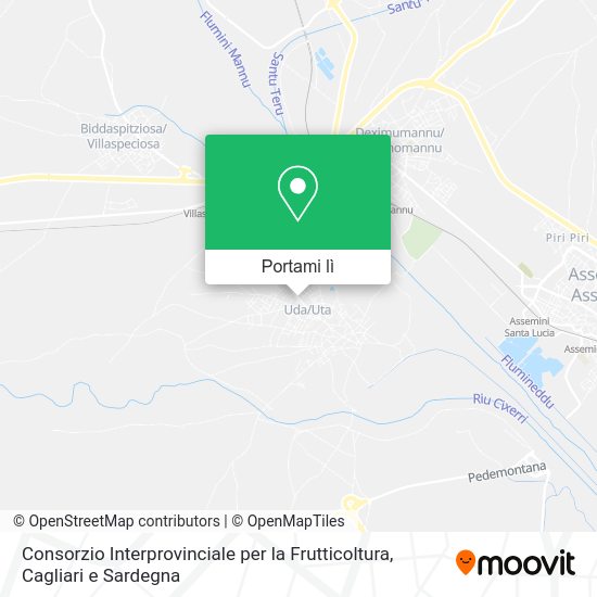 Mappa Consorzio Interprovinciale per la Frutticoltura