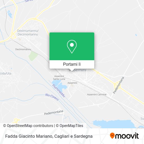 Mappa Fadda Giacinto Mariano