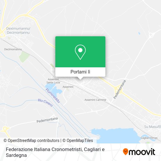 Mappa Federazione Italiana Cronometristi