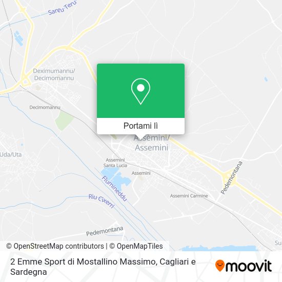 Mappa 2 Emme Sport di Mostallino Massimo