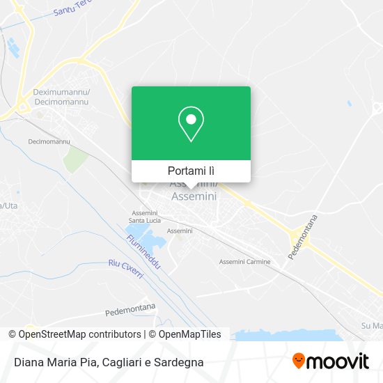 Mappa Diana Maria Pia