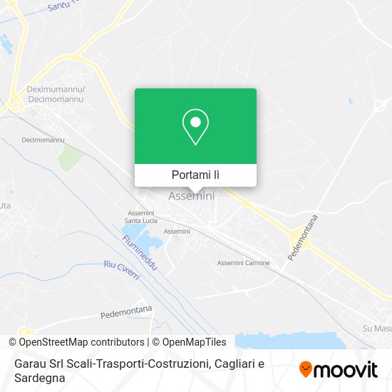 Mappa Garau Srl Scali-Trasporti-Costruzioni
