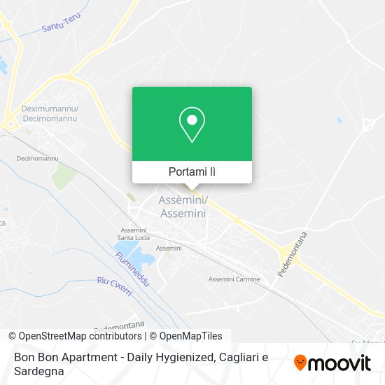 Mappa Bon Bon Apartment - Daily Hygienized