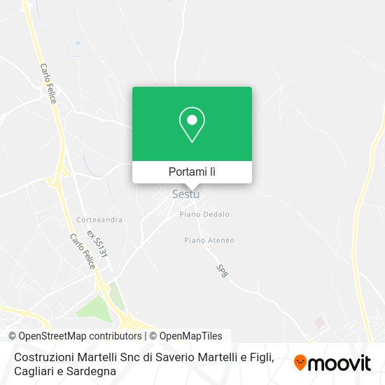 Mappa Costruzioni Martelli Snc di Saverio Martelli e Figli