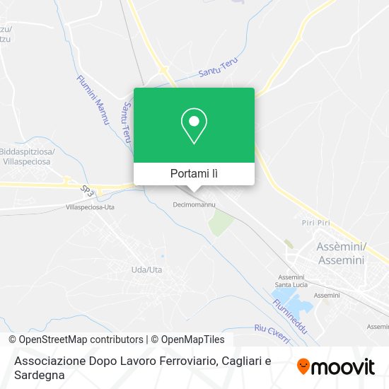 Mappa Associazione Dopo Lavoro Ferroviario