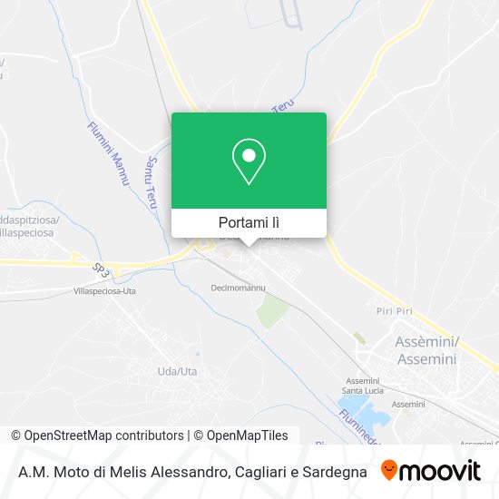 Mappa A.M. Moto di Melis Alessandro