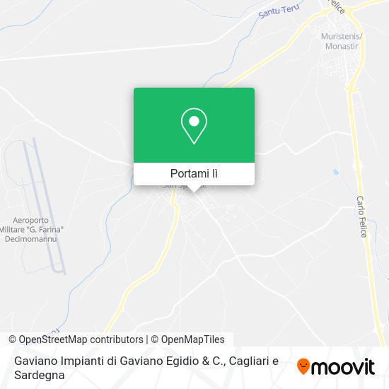 Mappa Gaviano Impianti di Gaviano Egidio & C.