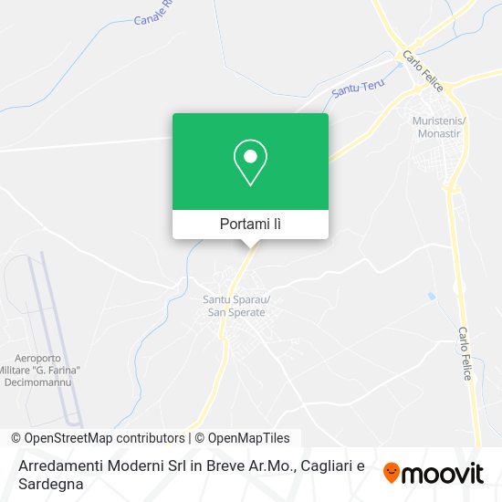 Mappa Arredamenti Moderni Srl in Breve Ar.Mo.