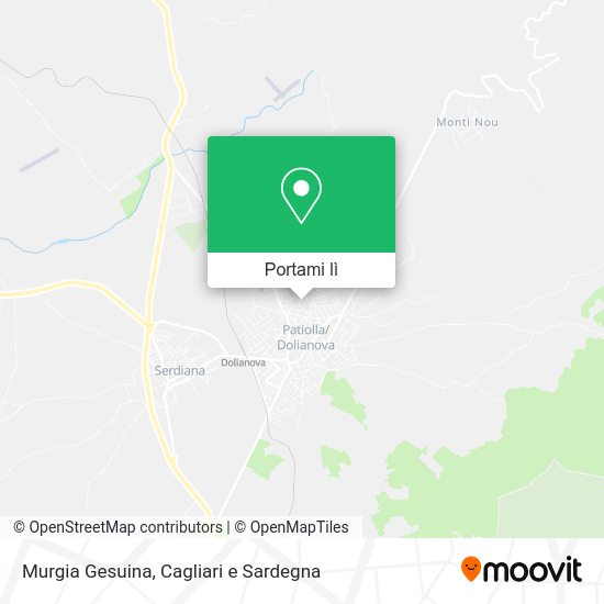 Mappa Murgia Gesuina