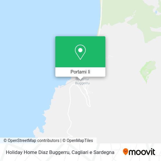 Mappa Holiday Home Diaz Buggerru