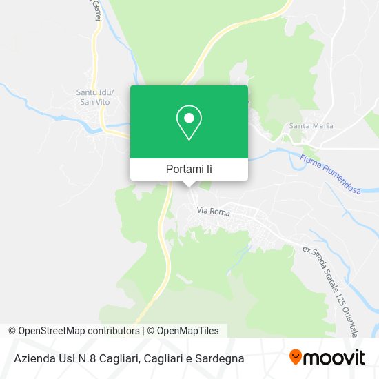 Mappa Azienda Usl N.8 Cagliari