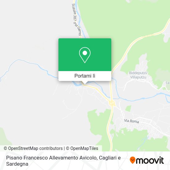 Mappa Pisano Francesco Allevamento Avicolo