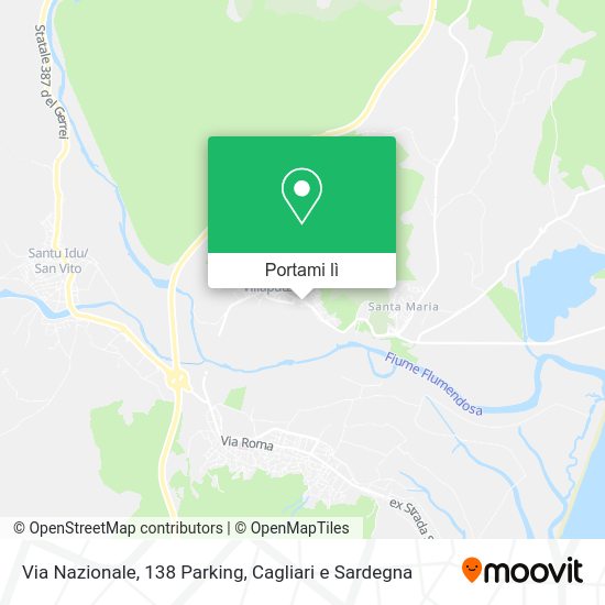 Mappa Via Nazionale, 138 Parking