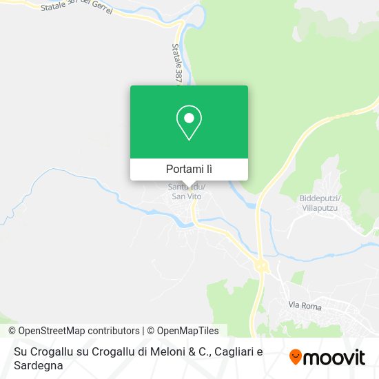 Mappa Su Crogallu su Crogallu di Meloni & C.