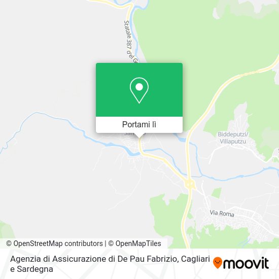 Mappa Agenzia di Assicurazione di De Pau Fabrizio