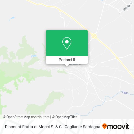 Mappa Discount Frutta di Mocci S. & C.