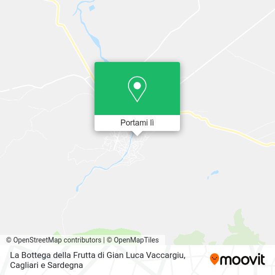 Mappa La Bottega della Frutta di Gian Luca Vaccargiu