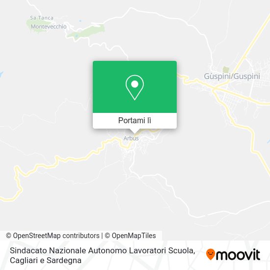 Mappa Sindacato Nazionale Autonomo Lavoratori Scuola