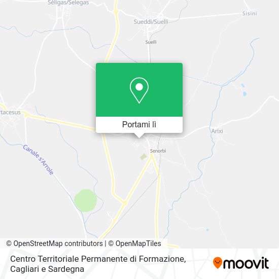 Mappa Centro Territoriale Permanente di Formazione