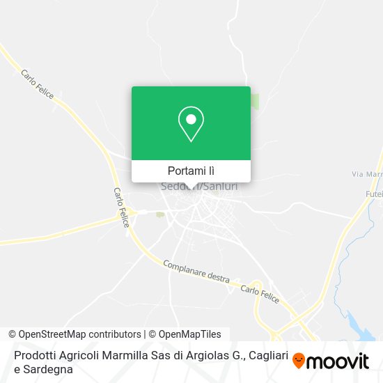 Mappa Prodotti Agricoli Marmilla Sas di Argiolas G.