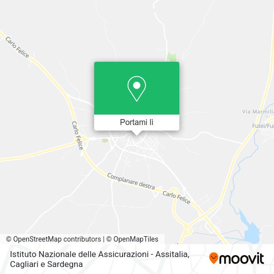 Mappa Istituto Nazionale delle Assicurazioni - Assitalia