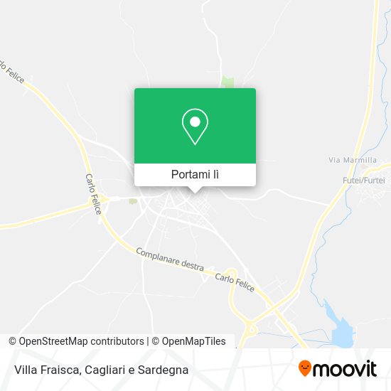 Mappa Villa Fraisca