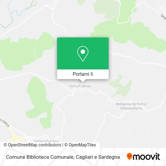 Mappa Comune Biblioteca Comunale
