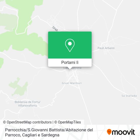 Mappa Parrocchia / S.Giovanni Battista / Abitazione del Parroco