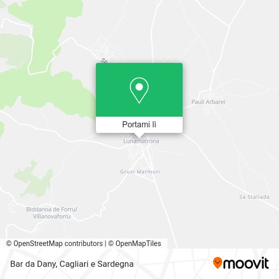 Mappa Bar da Dany
