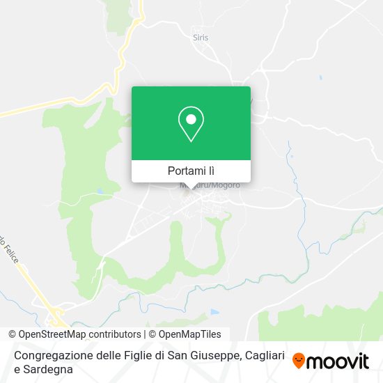 Mappa Congregazione delle Figlie di San Giuseppe