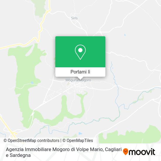Mappa Agenzia Immobiliare Mogoro di Volpe Mario