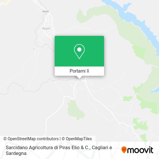 Mappa Sarcidano Agricoltura di Piras Elio & C.
