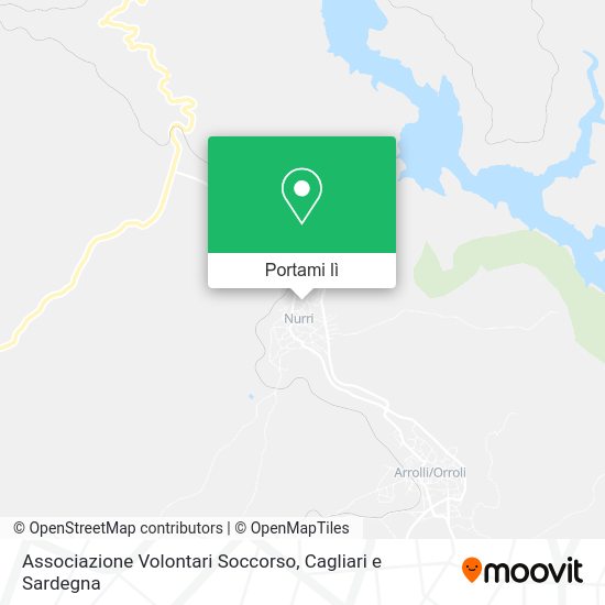Mappa Associazione Volontari Soccorso