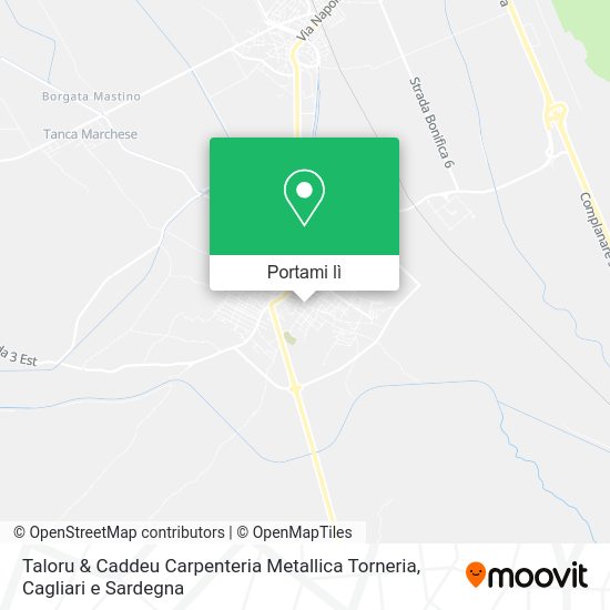 Mappa Taloru & Caddeu Carpenteria Metallica Torneria