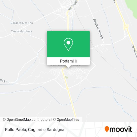 Mappa Rullo Paola