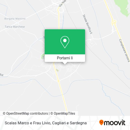Mappa Scalas Marco e Frau Livio
