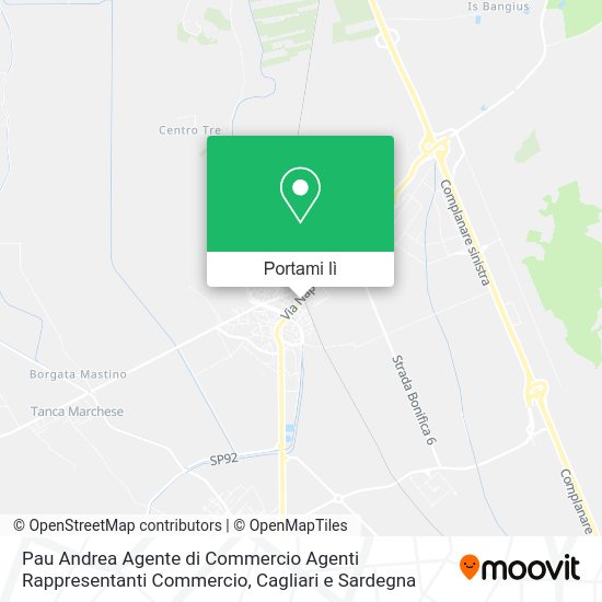 Mappa Pau Andrea Agente di Commercio Agenti Rappresentanti Commercio