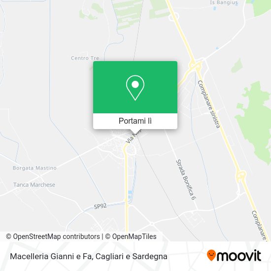 Mappa Macelleria Gianni e Fa