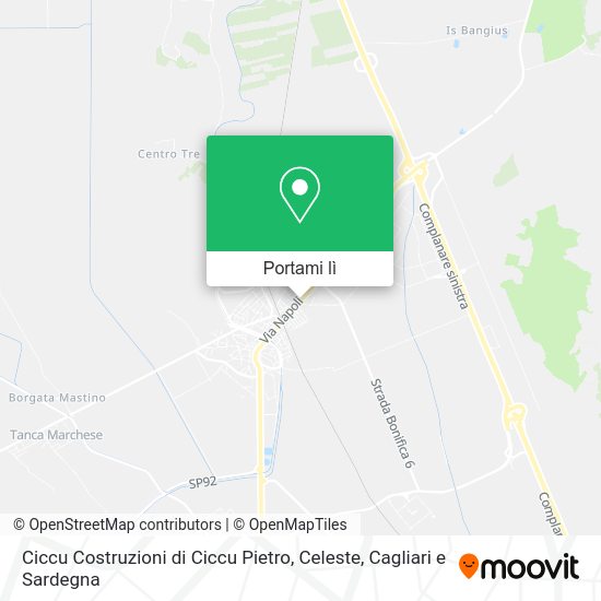 Mappa Ciccu Costruzioni di Ciccu Pietro, Celeste