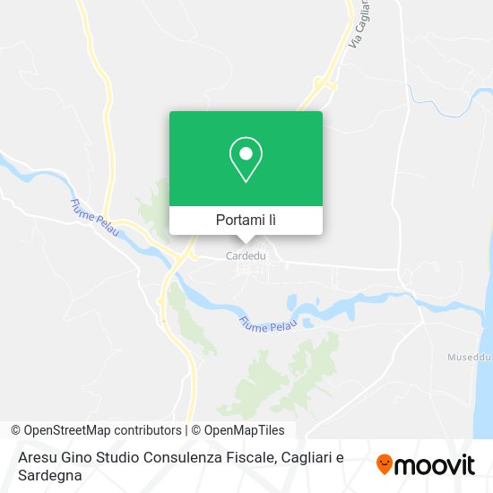 Mappa Aresu Gino Studio Consulenza Fiscale