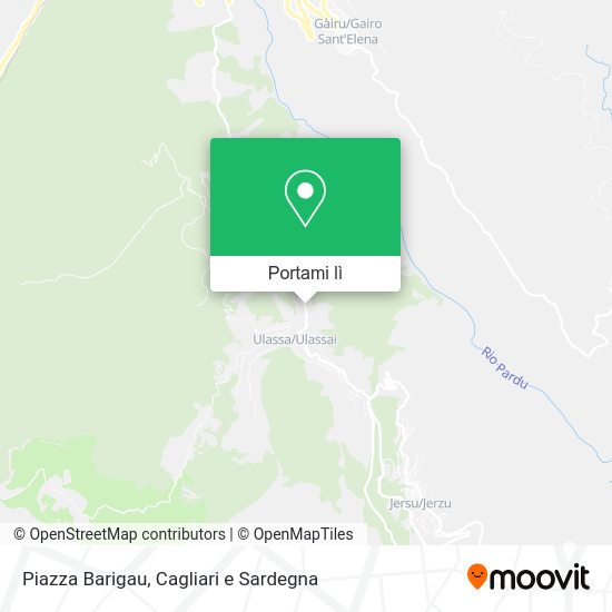 Mappa Piazza Barigau